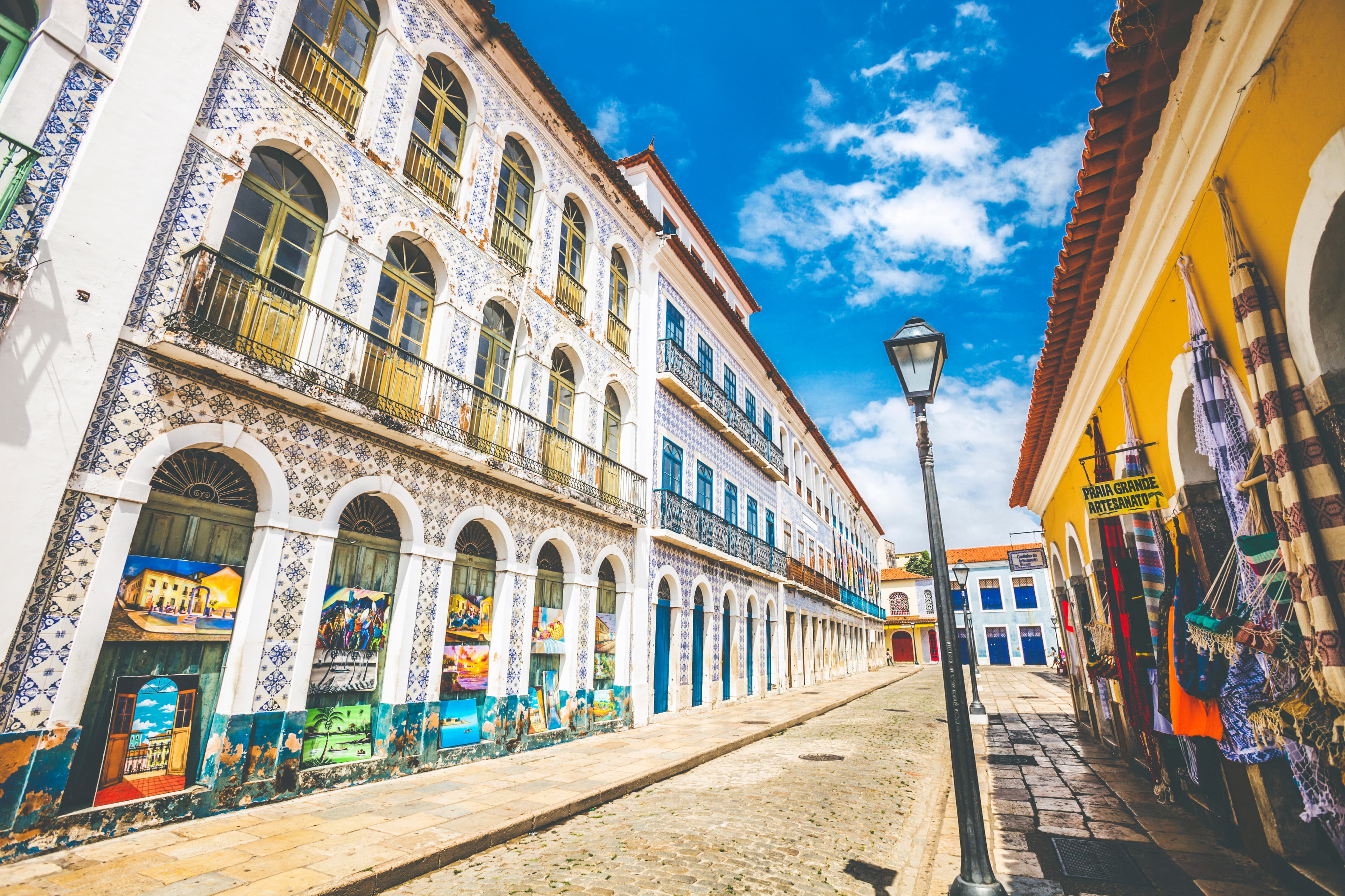 Casarões e azulejos do Centro Histórico de São Luís